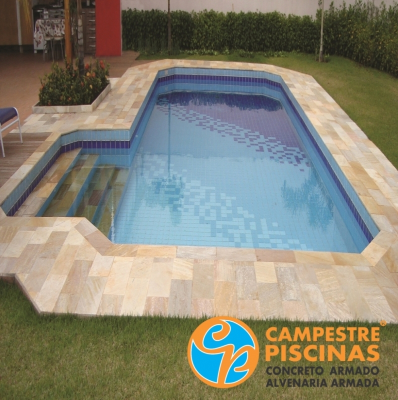 Acabamento de área de Piscina Tatuí - Acabamento de Piscina de Alvenaria