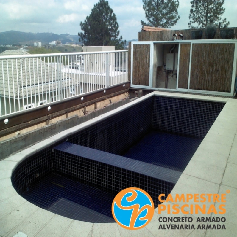 Acabamento de Piscina com Piso Orçamento Tatuí - Acabamento de Piscina com Deck