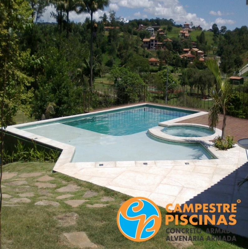 Acabamento para Piscina de Vinil para Clubes Vale do Paraíba - Piscina de Vinil com Prainha