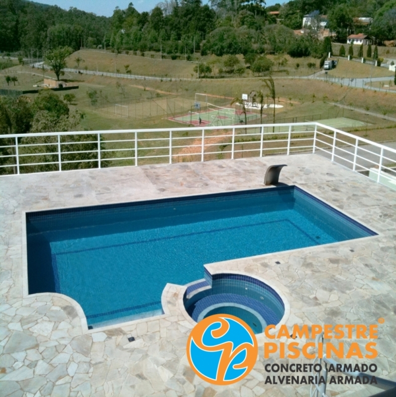 Cascata de Piscina de Alvenaria Preço Ermelino Matarazzo - Cascata de Piscina Alvenaria