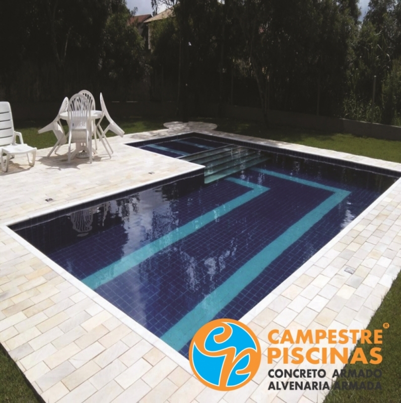 Cascatas de Piscina na Parede Interlagos - Cascata de Piscina com Led