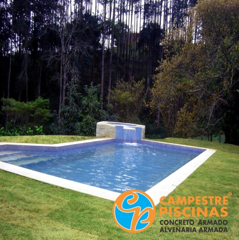 Comprar Cascata de Piscina Alvenaria Arandu - Comprar Cascata Piscina Alumínio