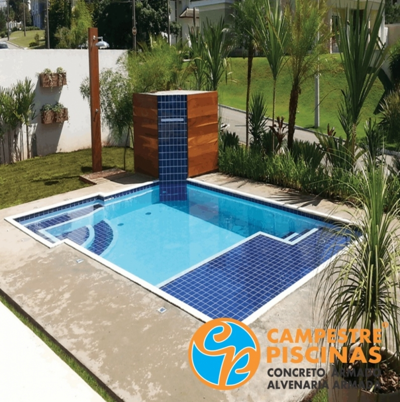 Comprar Cascata de Piscina de Canto Valor Osasco - Comprar Cascata de Piscina Alvenaria