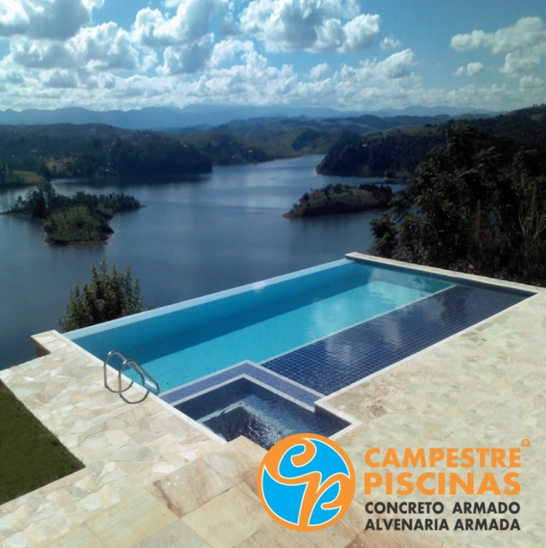 Comprar Piscina de Concreto para Sítio Parque Peruche - Comprar Piscina de Concreto Pequena