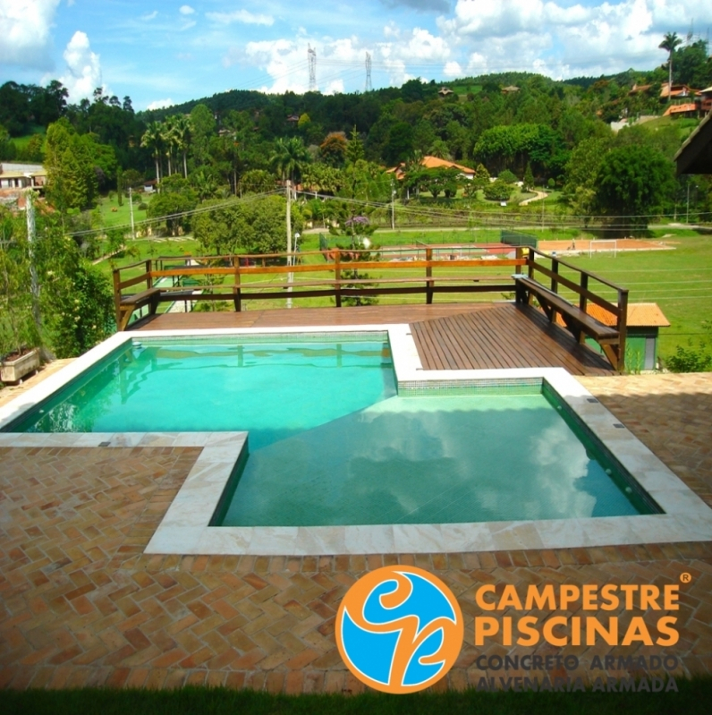 Comprar Piscina de Vinil com Prainha Melhor Preço Brasilândia - Comprar Piscina de Vinil com Borda Infinita