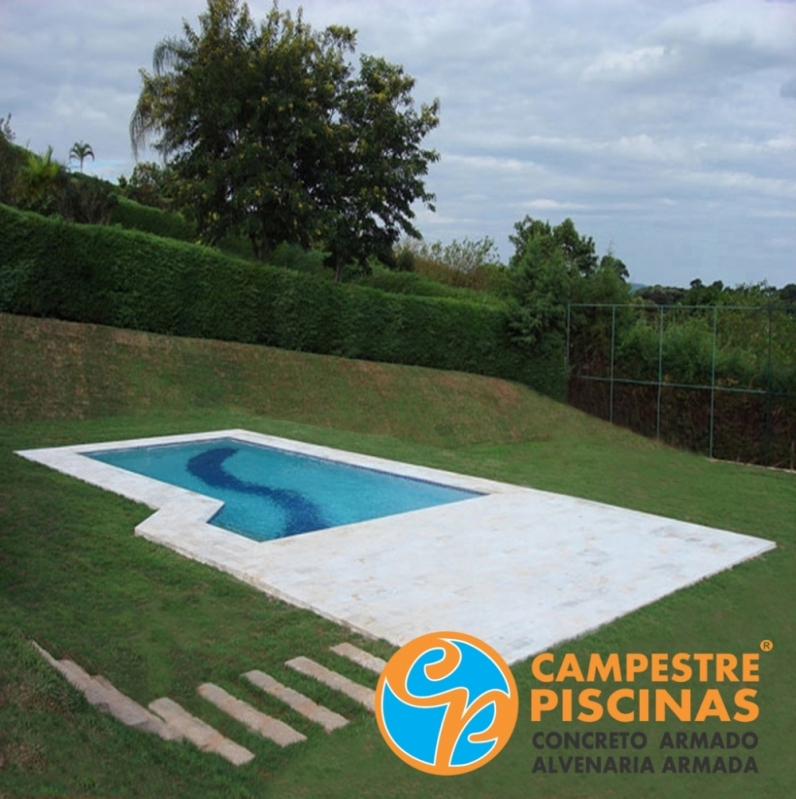 Comprar Piscina de Vinil Grande para Clube Vargem Grande do Sul - Comprar Piscina de Vinil com Prainha