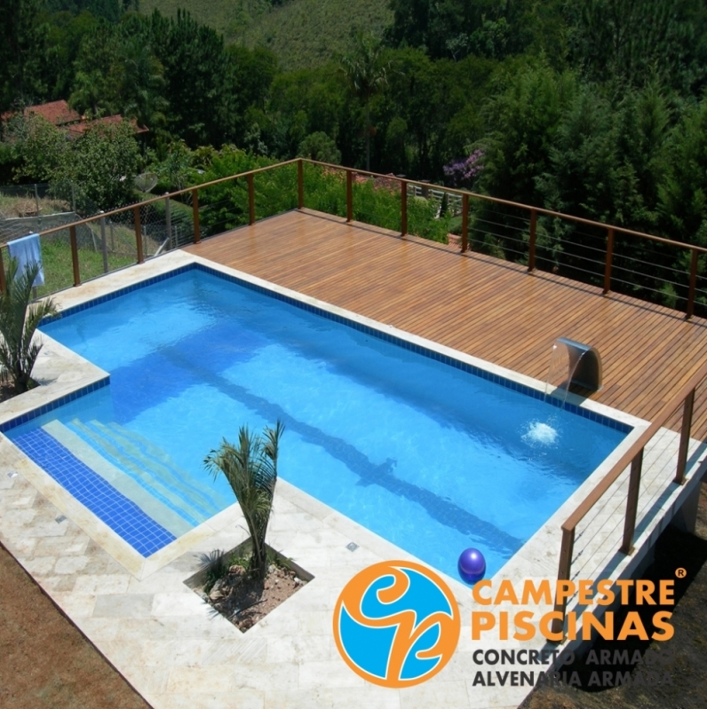 Comprar Piscina de Vinil para Resort Melhor Preço Cesário Lange - Comprar Piscina de Vinil Grande para Clube