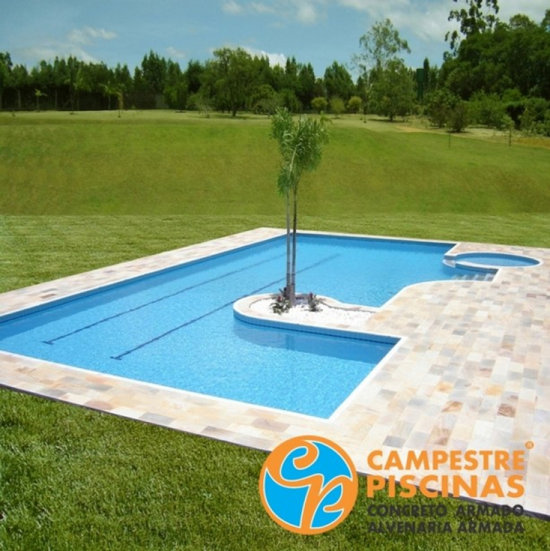 Construção de Concreto Armado Piscina Carandiru - Piscina Concreto Armado Suspensa