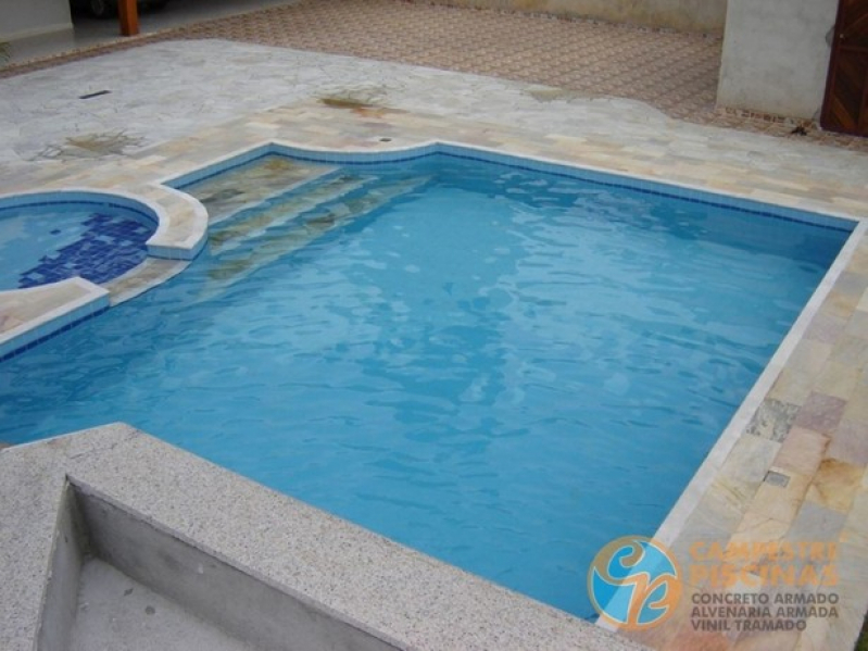 Construção de Piscina de Vinil Verde Cerqueira Cesar - Piscina de Vinil Retangular