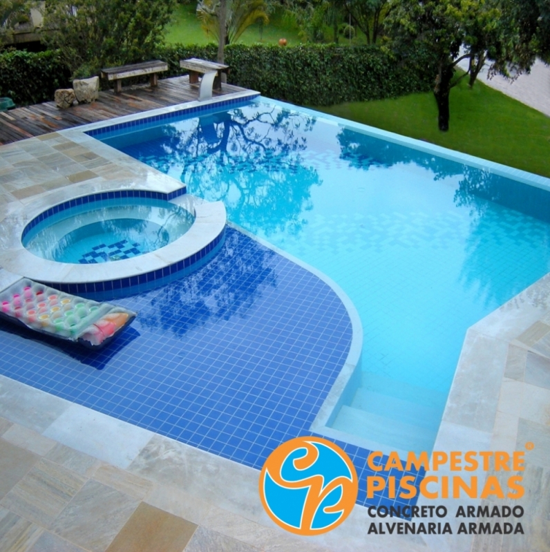 Construção de Piscina Pequena de Vinil Zona Sul - Piscina com Vinil