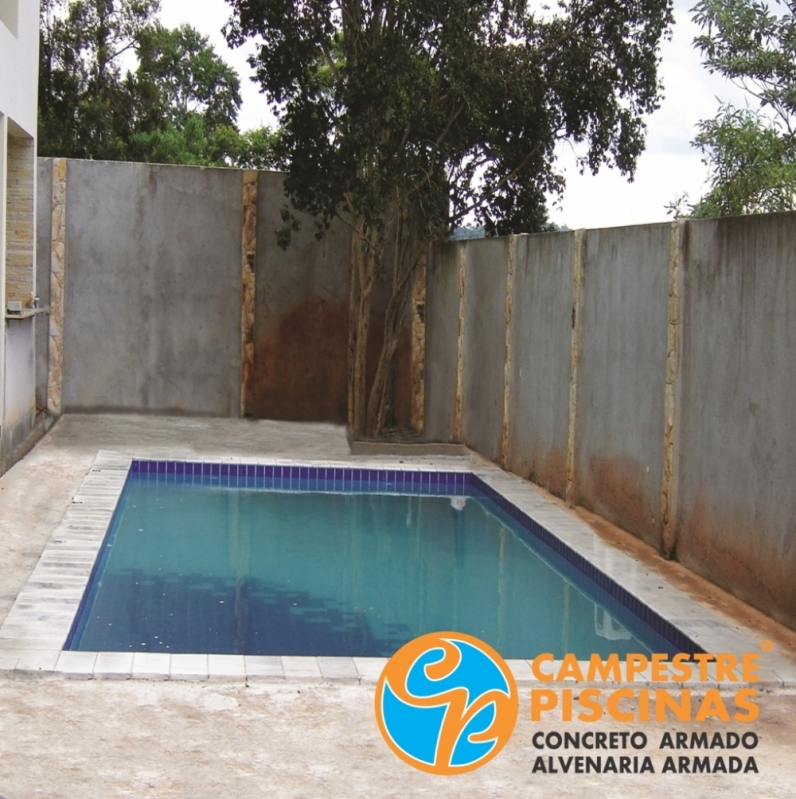 Empresa para Construção de Piscina de Pedra Vinhedo - Construção de Piscina com Vidro