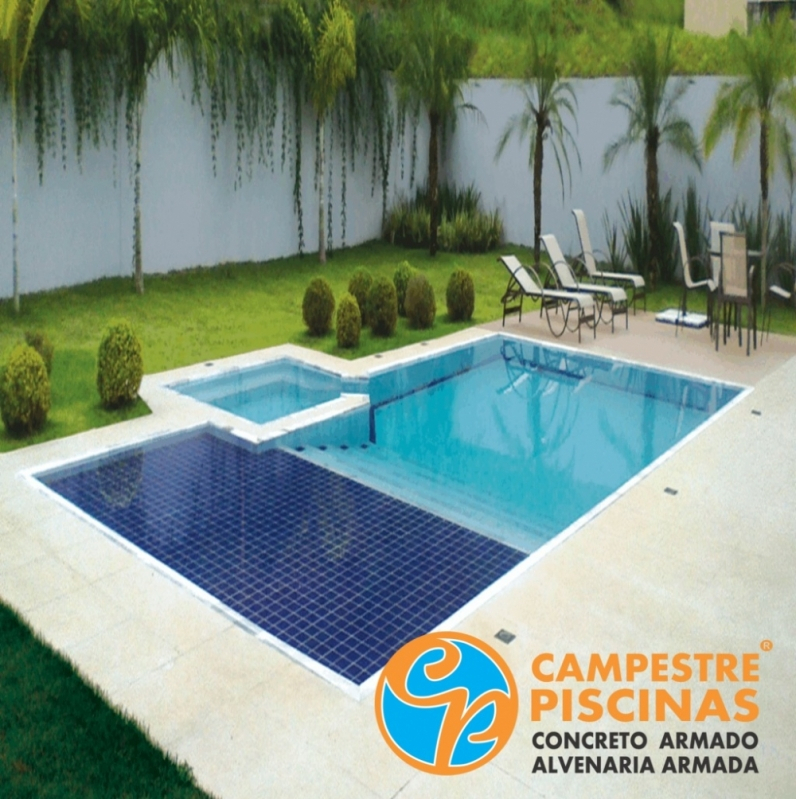 Onde Encontro Piscina de Concreto para Chácara Salesópolis - Piscina de Concreto Suspensa