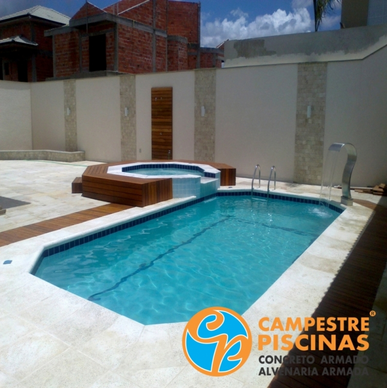 Onde Encontro Revestimento para Piscina Natural Piedade - Revestimento para Piscina Branco