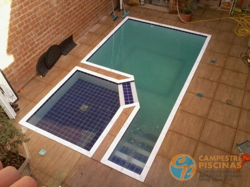 Piscina com Vinil Preço Limeira - Piscina de Vinil Grande