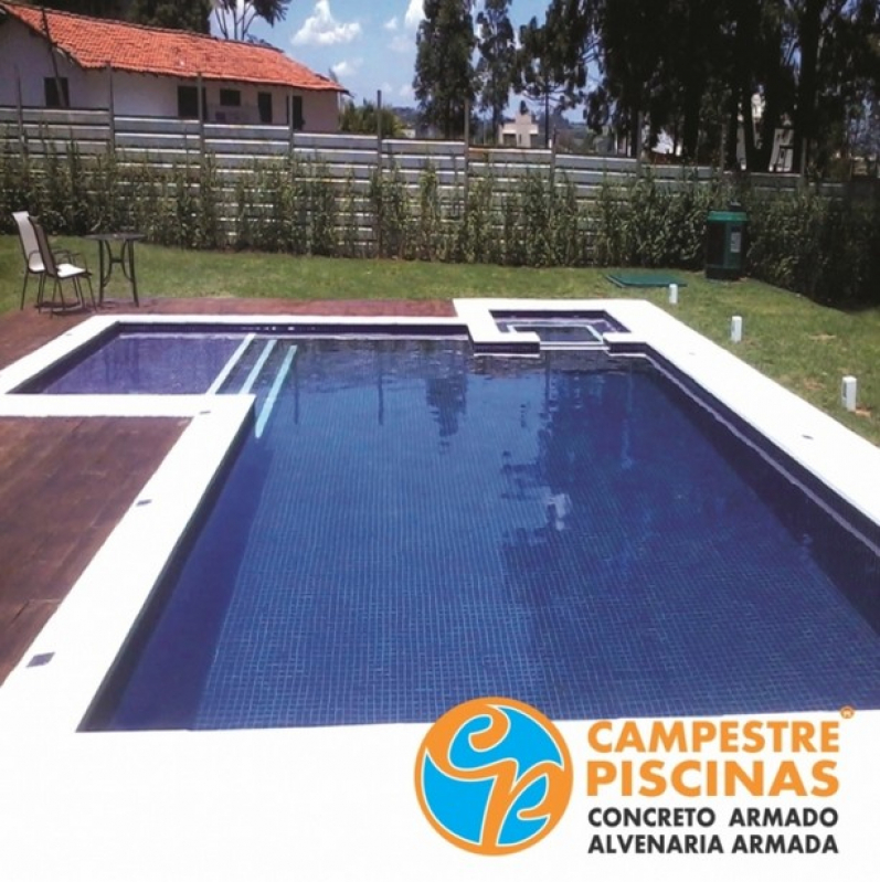 Piscina Concreto Armado Alvenaria Anhembi - Piscina em Concreto Armado