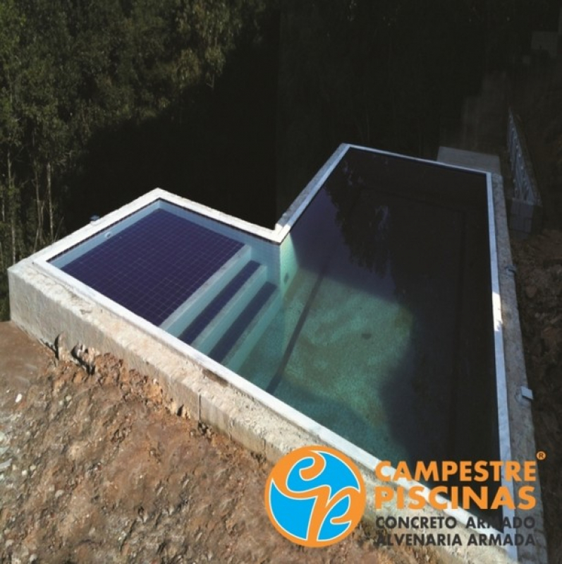 Piscina Concreto Armado Preço Ibiúna - Piscina Concreto Armado