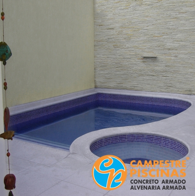 Piscina de Alvenaria com Hidro Preço Parque Peruche - Piscina de Alvenaria com Azulejo