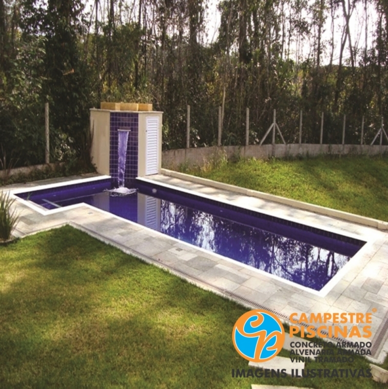 Piscina de Alvenaria no Terraço Preço Cajamar - Piscina de Alvenaria com Azulejo