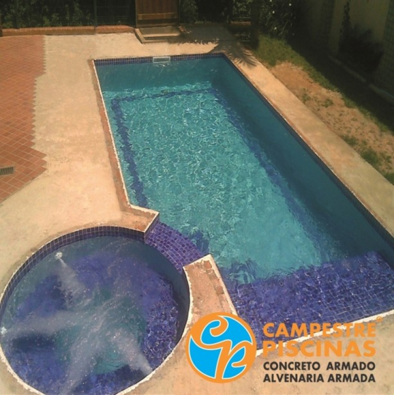 Piscina de Concreto Armado em Alvenaria Araraquara - Concreto Armado Piscina