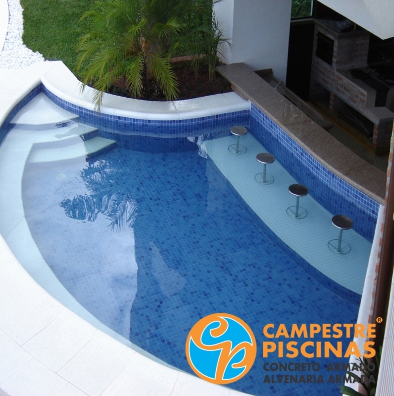 Piscina de Vinil com Prainha Itatiba - Piscina de Vinil com Borda Infinita