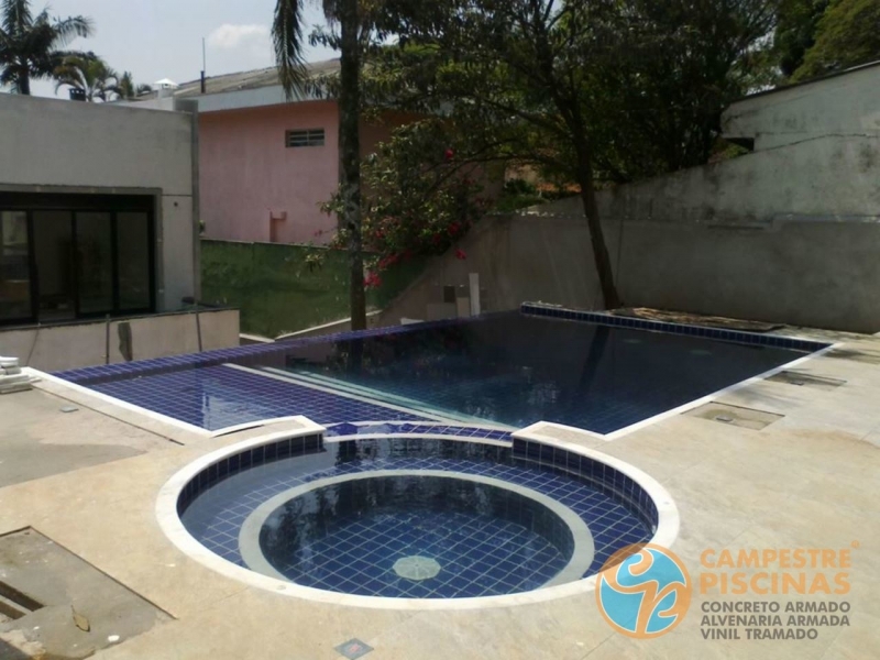 Piscina em Vinil com Bar Valor Votuporanga - Piscina de Vinil Aquecida