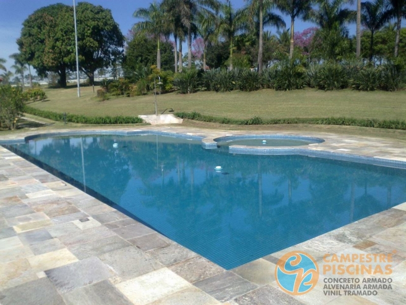 Piscina em Vinil com Hidro Jurubatuba - Piscina em Vinil com Bar