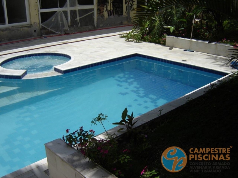 Piscina em Vinil com Spa Valor Penha - Piscina em Vinil com Bar