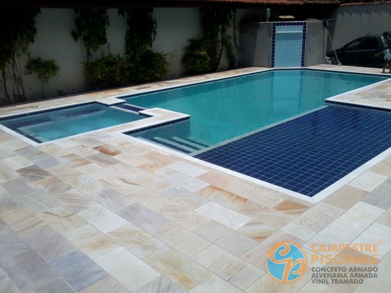 Piscina em Vinil com Visores Valinhos - Piscina em Vinil com Borda