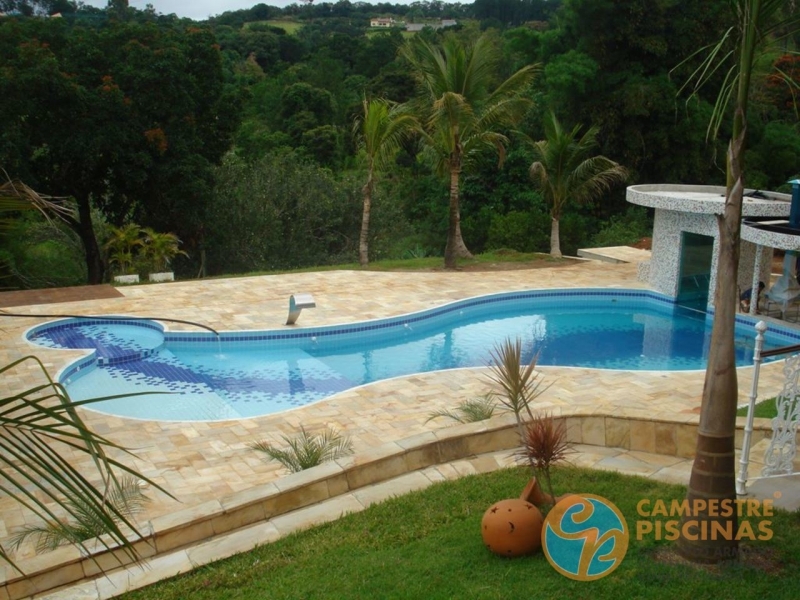 Piscina em Vinil Conchal - Piscina em Vinil com Bar