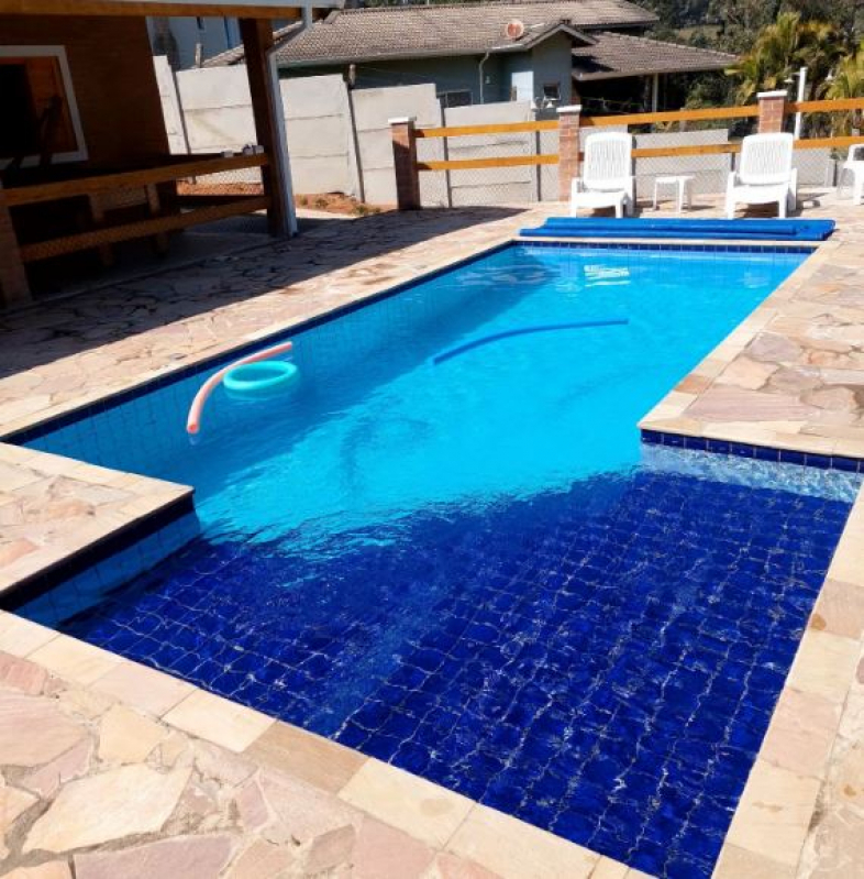 Projeto de Piscina com Prainha Pinhalzinho - Projeto Piscina com Hidro