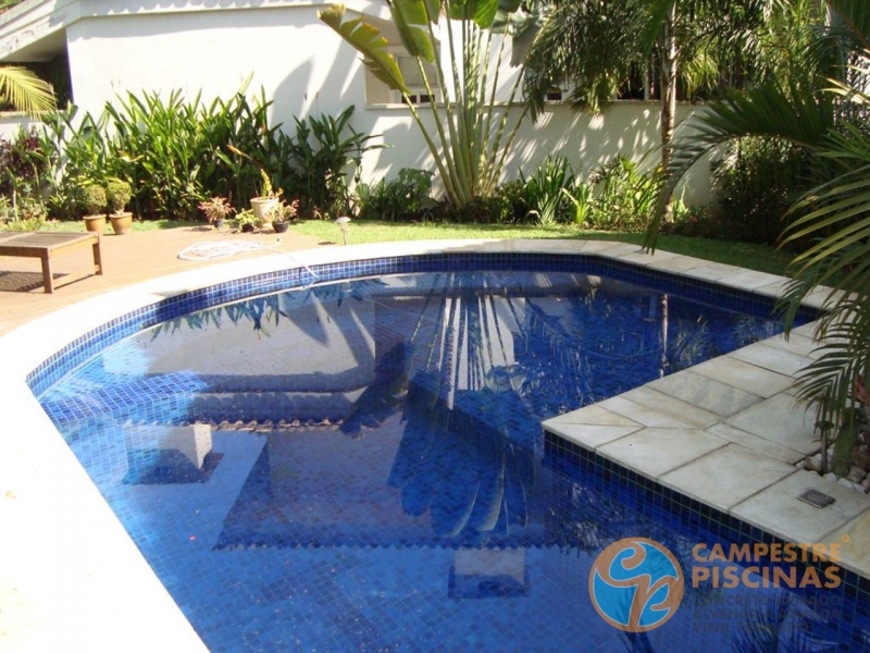 Projeto de Piscina de Concreto com Revestimento Socorro - Piscina de Concreto com Spa