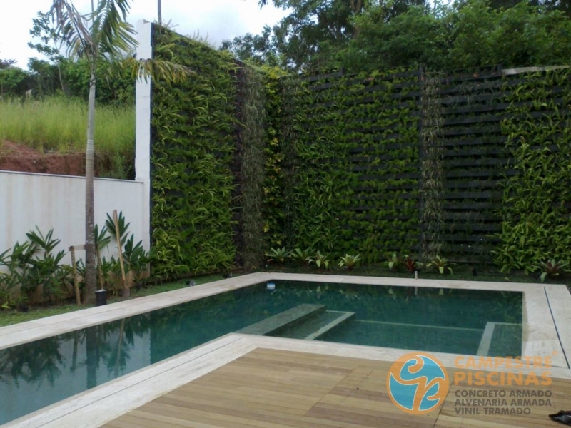 Projeto de Piscina de Concreto com Spa Campo Grande - Piscina de Concreto com Revestimento