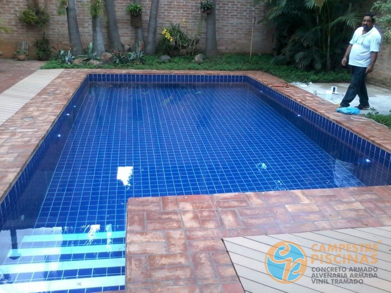 Projeto de Piscina em Concreto e Alvenaria Guarujá - Piscina com Concreto