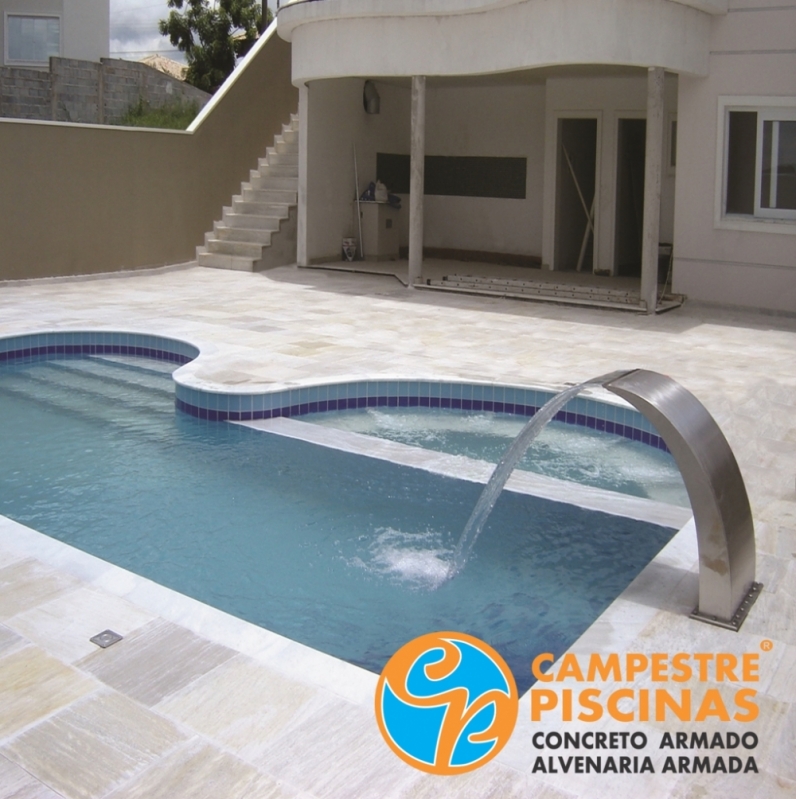 Reforma de Piscina de Vinil Grande para Clube Conjunto Residencial Butantã - Piscina de Vinil Grande para Clube