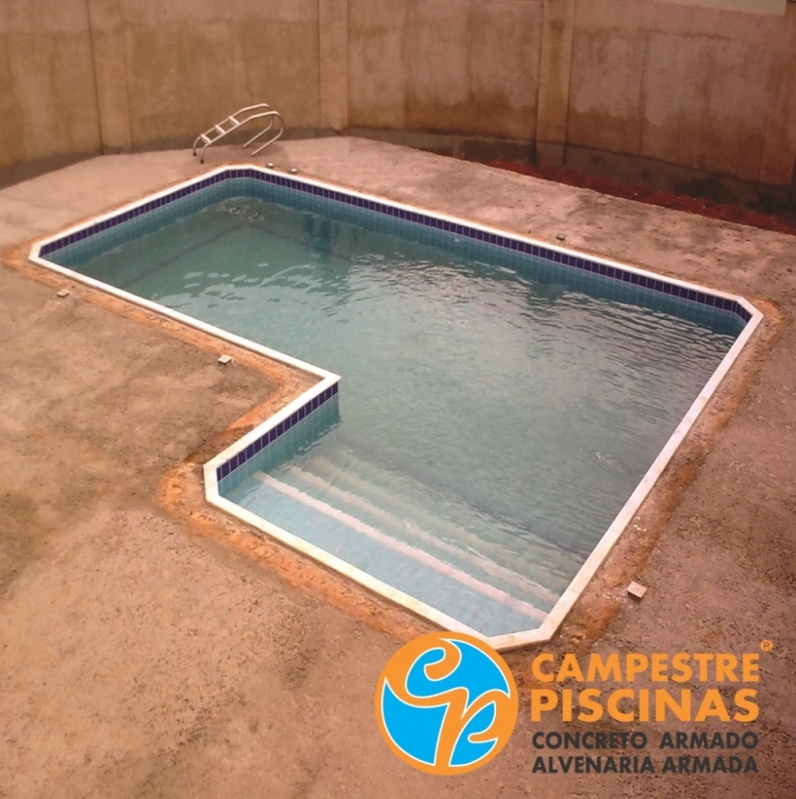 Revestimento para Piscina área Externa Orçar Higienópolis - Revestimento para Piscina Natural