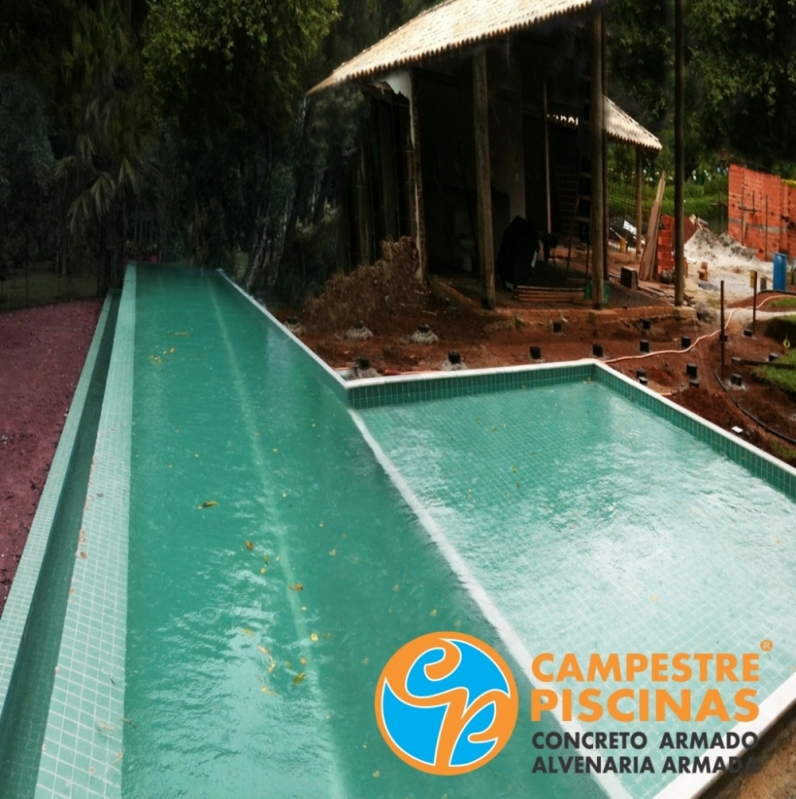 Revestimento para Piscina de Azulejo Rio Grande da Serra - Revestimento para Piscina área Externa
