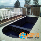 acabamento de piscina com piso orçamento Água Funda