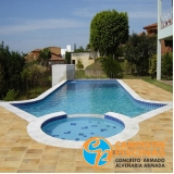 acabamento de piscina de vinil em academia preço Araçatuba