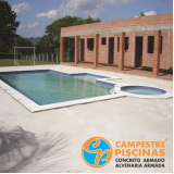 acabamento externo para piscinas Santa Maria da Serra