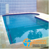 acabamento para área de piscina Santos