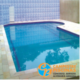 acabamento para área de piscina Quadra