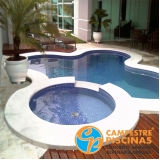 acabamento para piscina de vinil com borda infinita Jabaquara