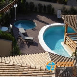 acabamento para piscina de vinil com deck Lapa
