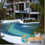 acabamento para piscina de vinil com prainha Jardim Europa