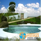 acabamento para piscina de vinil pequena Araraquara