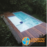 cascatas para piscina de alvenaria Parque Peruche