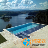 comprar piscina de concreto para sítio Cunha