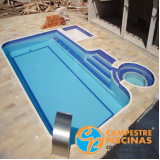 construção de piscina com borda infinita sob medida Cesário Lange