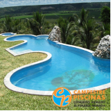 construção de piscina com vidro sob medida Jardins