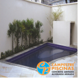 construção de piscina concreto sob medida Limeira